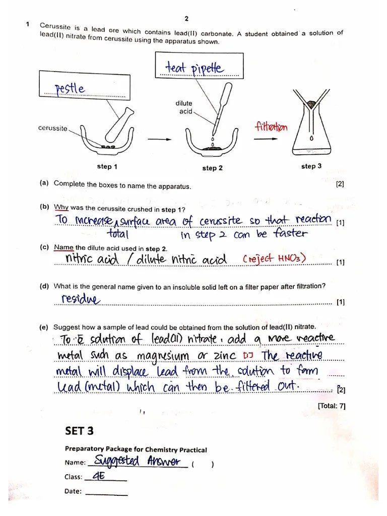 Preparatory Package Set 3 Ans - Version 2 | PDF