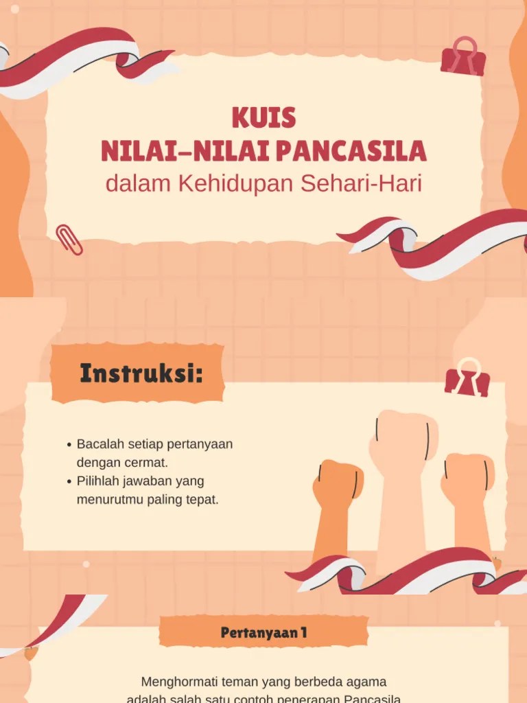 Kuis Nilai-Nilai Pancasila | PDF
