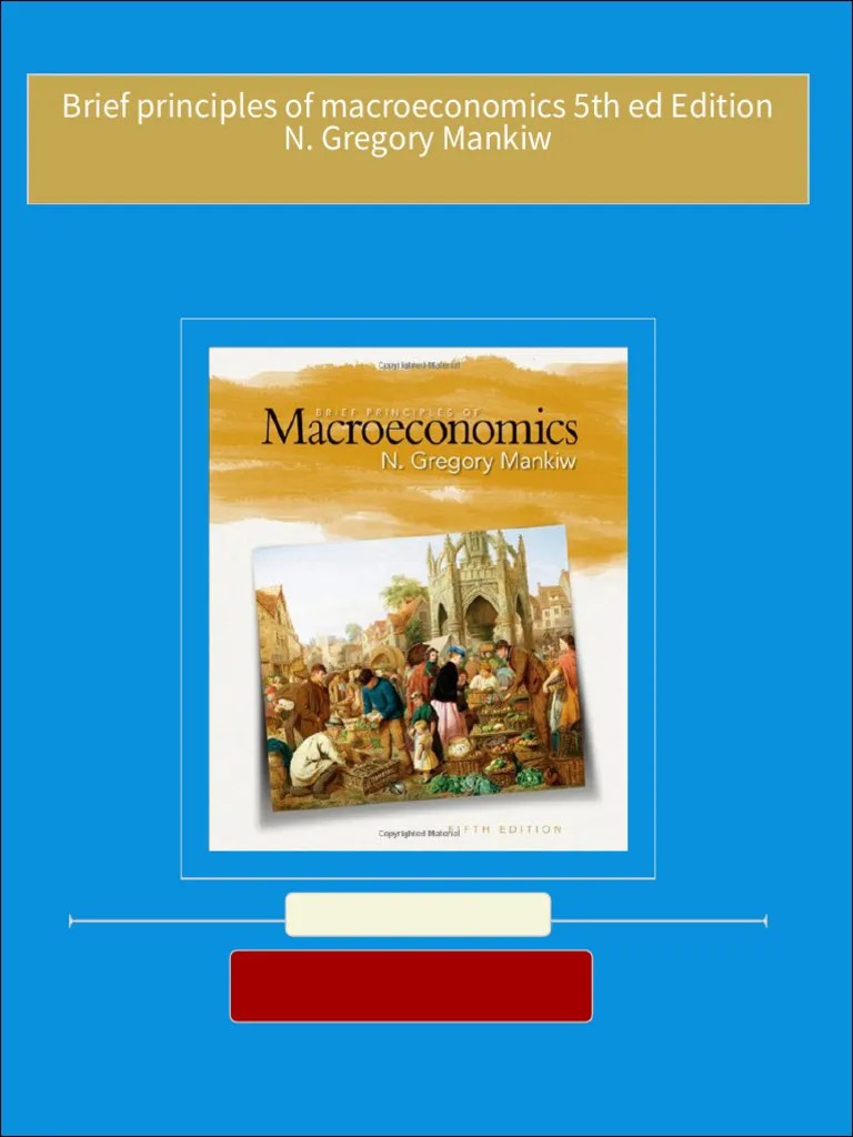 Get Brief Principles Of Macroeconomics 5th Ed Edition N. Gregory Mankiw ...