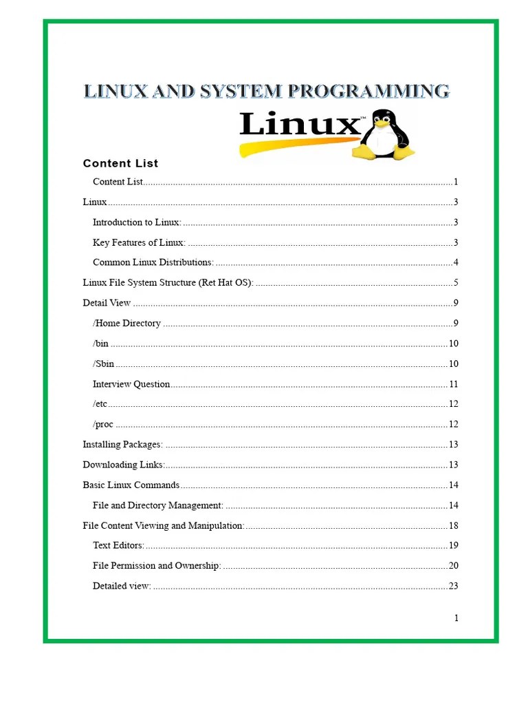 Linux And System Programming | PDF | Linux | Sudo