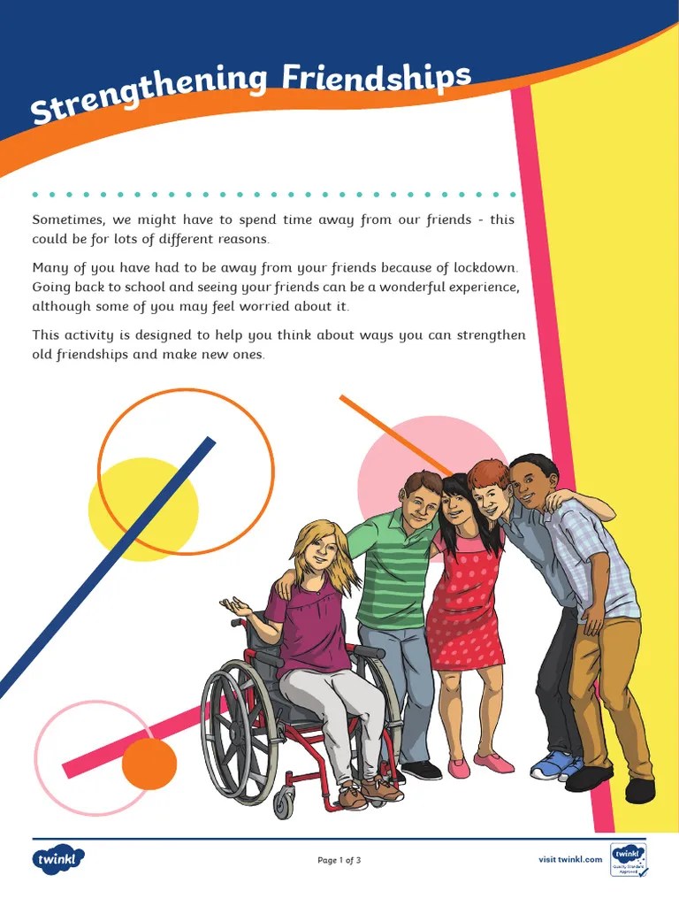 Strengthening Friendships | PDF