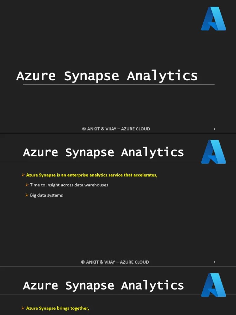 Azure Synapse Analytics | PDF | Database Index | Apache Hadoop