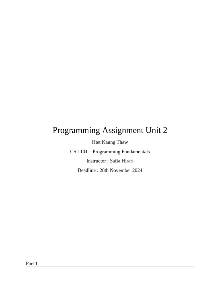 Programming Assignment Unit 2 | PDF | Pi | Function (Mathematics)