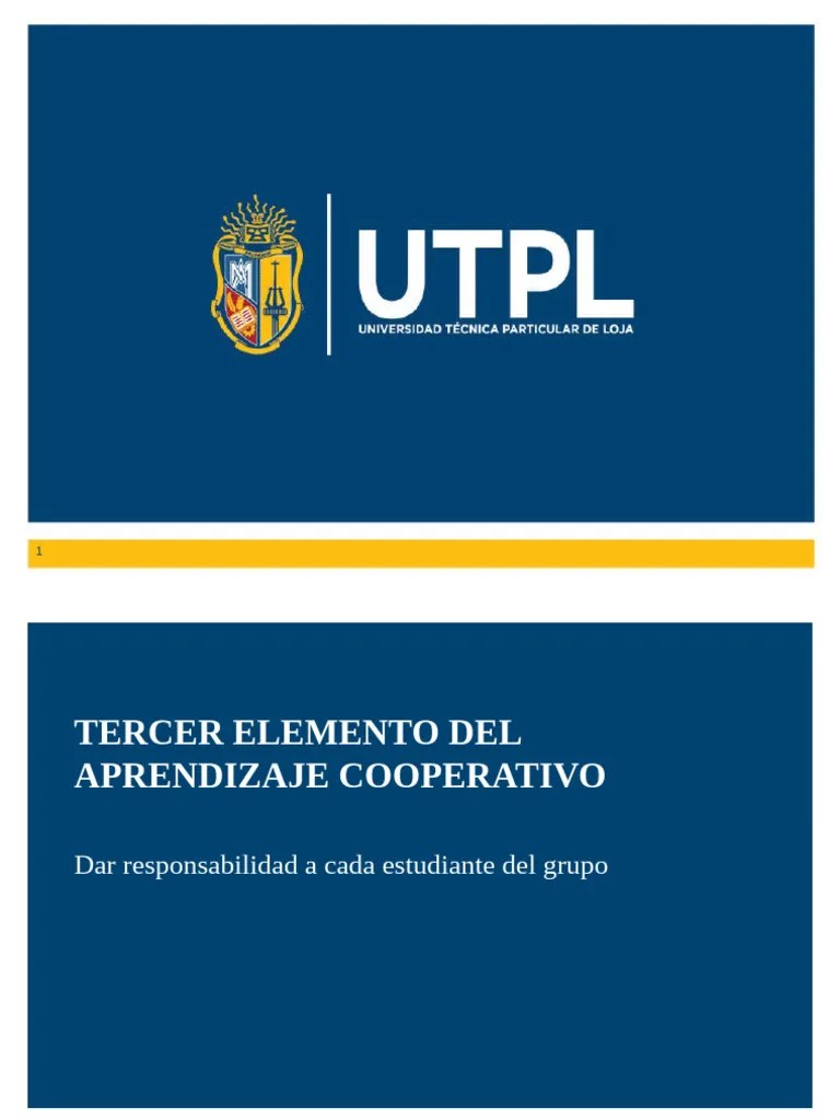 Taller 2 Elementos Del Aprendizaje Cooperativo | PDF | Maestros | Aprendizaje