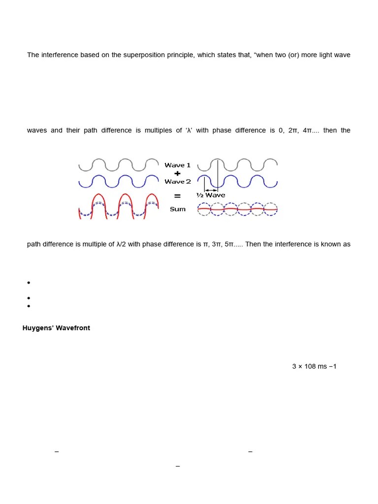 Physics Unit - IV | PDF | Diffraction | Angular Resolution