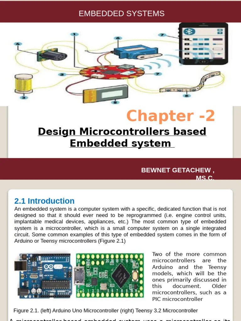 Chapter 2 Microcontroller Based Embedded System | PDF | Microcontroller ...