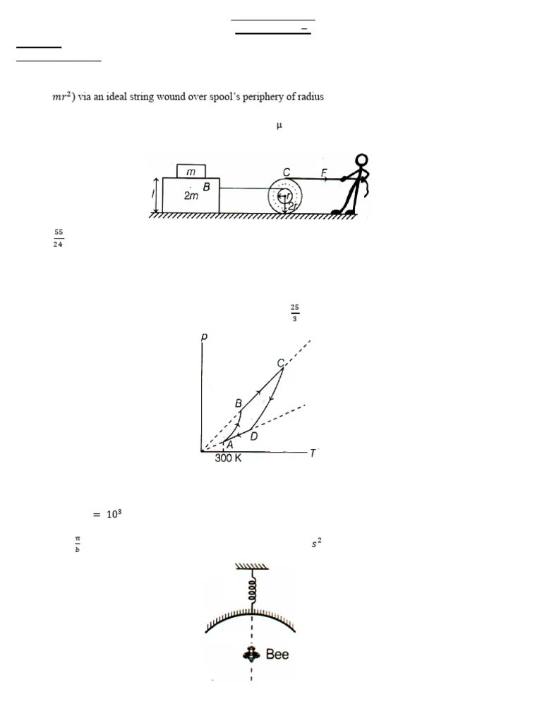 JEE-ADVANCED MOCK TEST - I | PDF | Electromagnetic Radiation ...