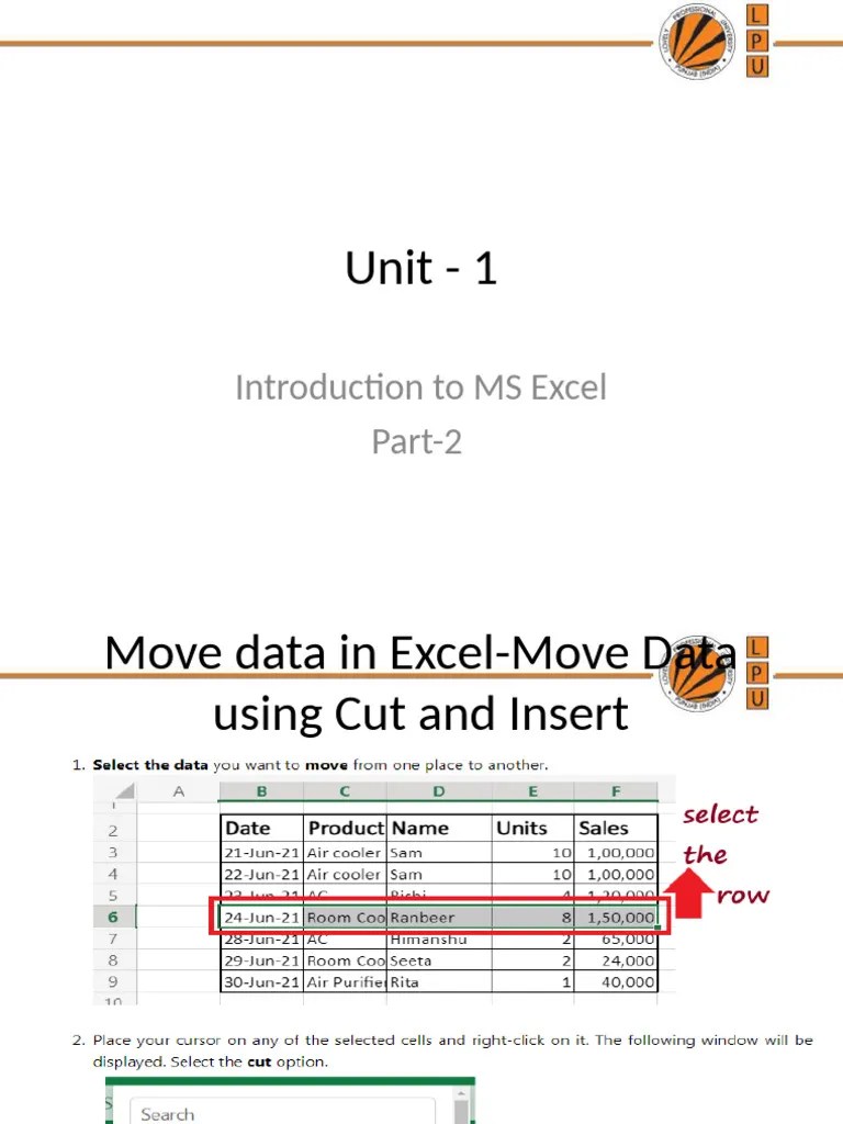 Introduction To MS Excel-Part 2 | PDF