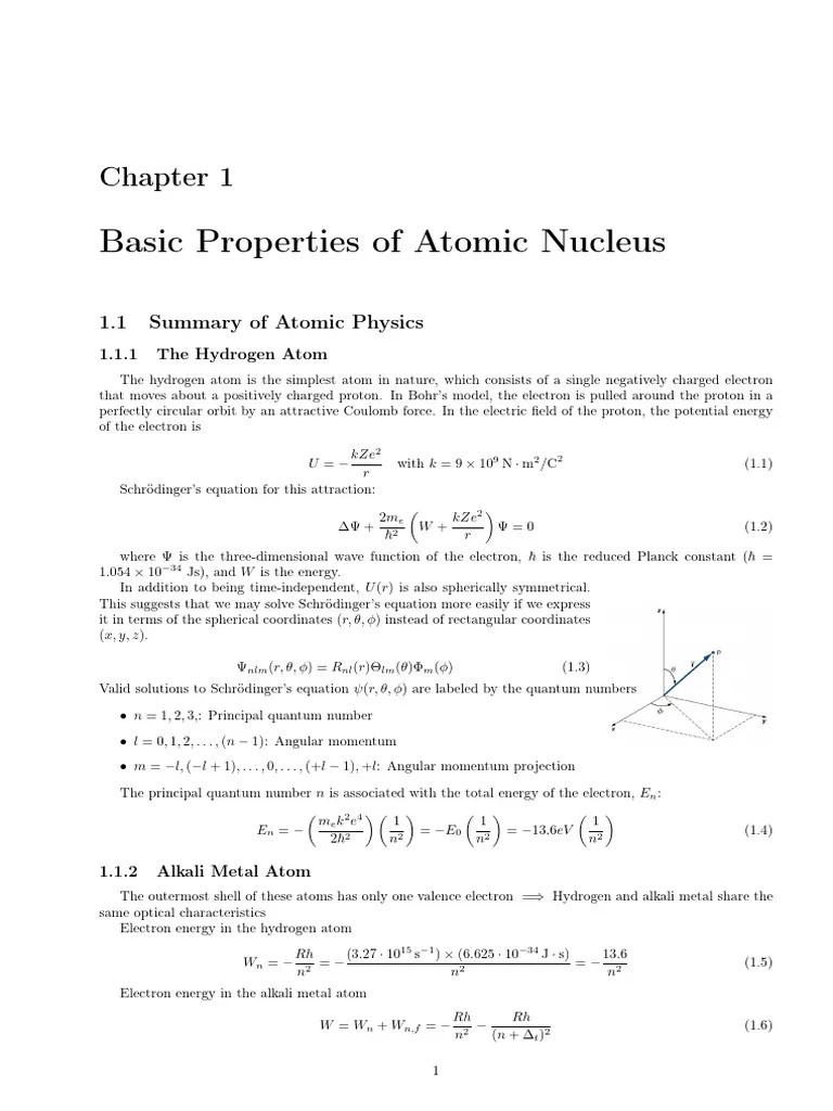 Fundamentals Of Nuclear Physics (1) | PDF | Atomic Nucleus | Neutron