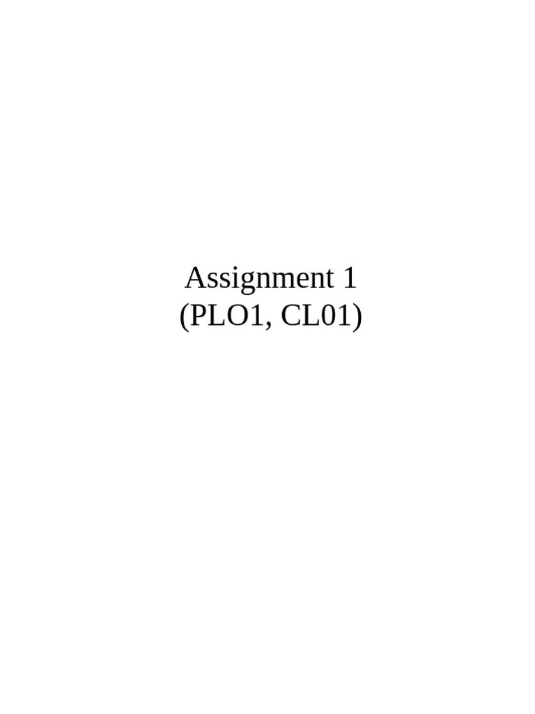 Assignment 01 | PDF | Software Development | Computer Engineering