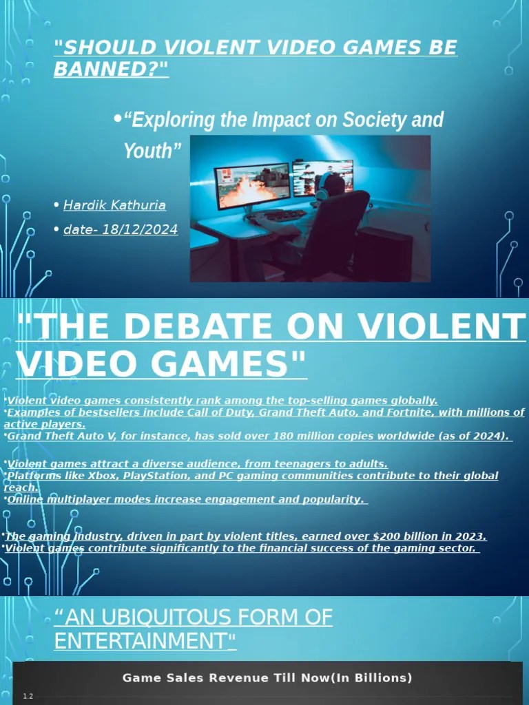Should Violent Video Games Be Banned PDF Empathy Violence 1