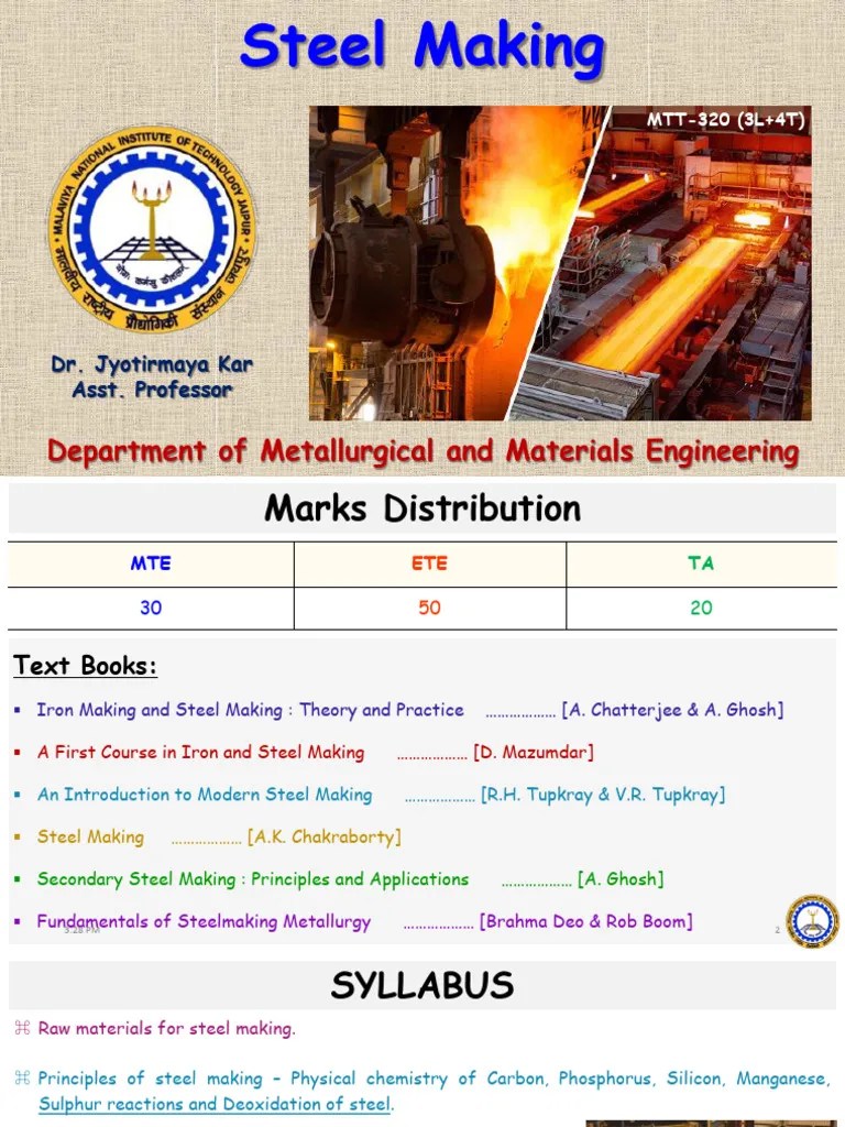 Steel Making 4 Pdf Steelmaking Steel