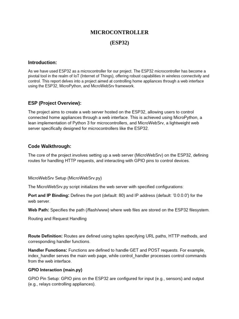 ESP32 Documantation | PDF | World Wide Web | Internet & Web
