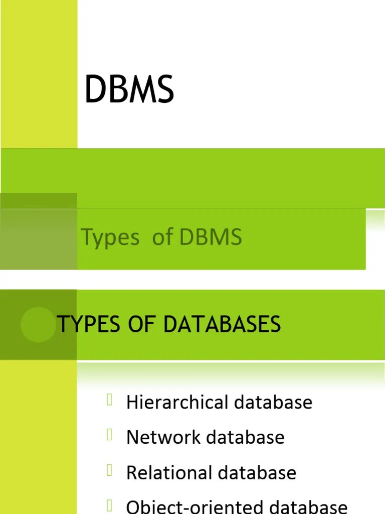 Database Types Explained | PDF | Relational Database | Databases