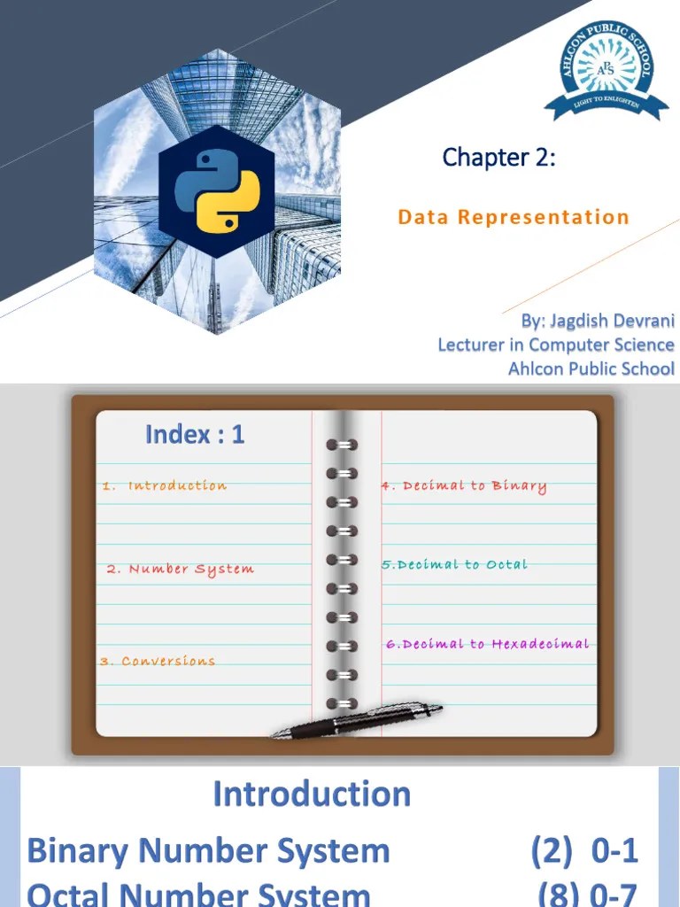 1.Data Representation | PDF | Elementary Mathematics | Mathematical Notation