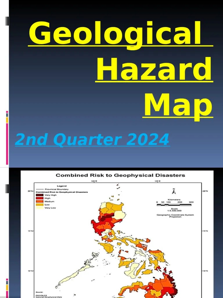 75DRRR Geological Hazard Map And Sinkhole And Landslide Precautionary ...