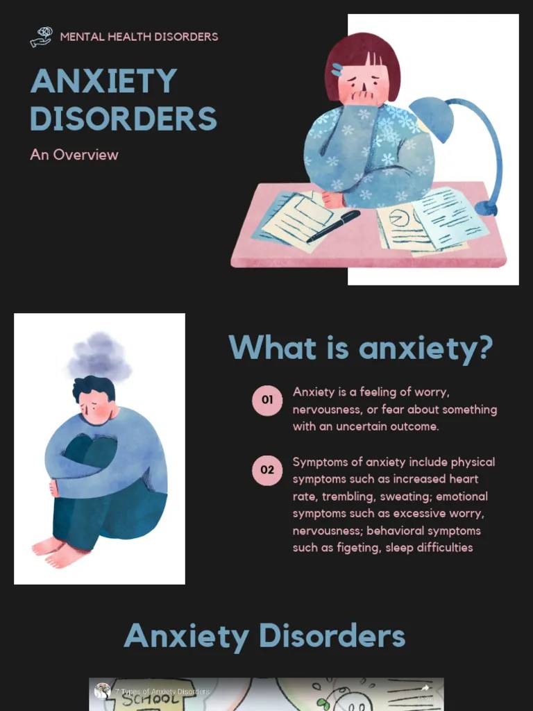 ANXIETY DISORDERS | PDF | Anxiety | Phobia