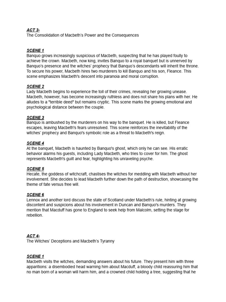 Macbeth | PDF | Macbeth | Shakespearean Tragedies