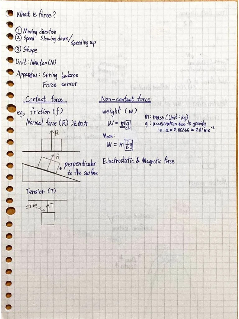 Motion, Force, Newtons Law-compressed | PDF