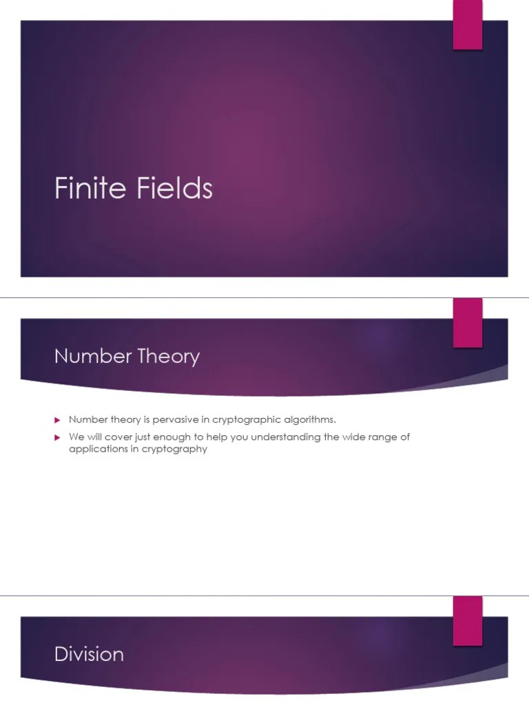 Finite Fields | PDF | Prime Number | Algebra