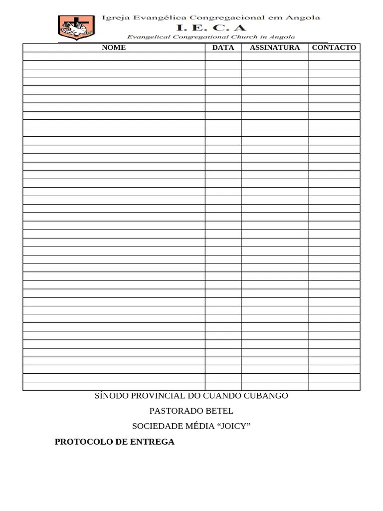 Protocolo De Entrega | PDF