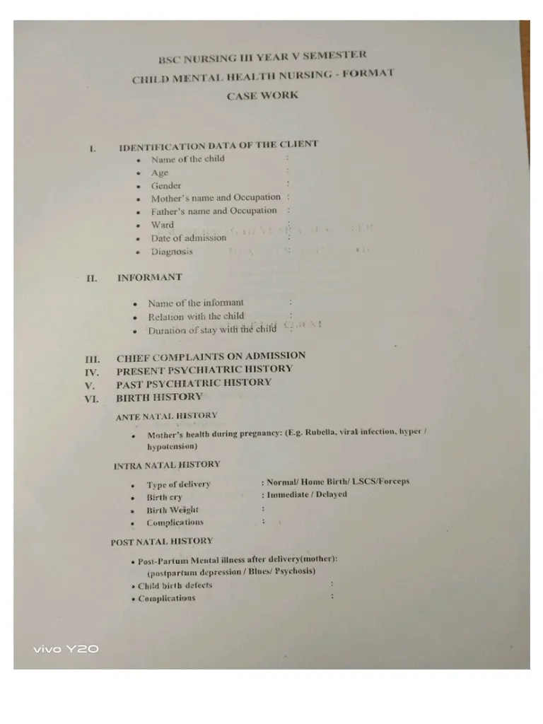 Child Mental Health - FORMAT | PDF