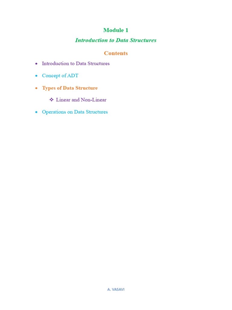 21cs32 Ds Module 1 Notes Module 1 Introduction Data Structures - Ultra HD Colorful Patterns for Desktop