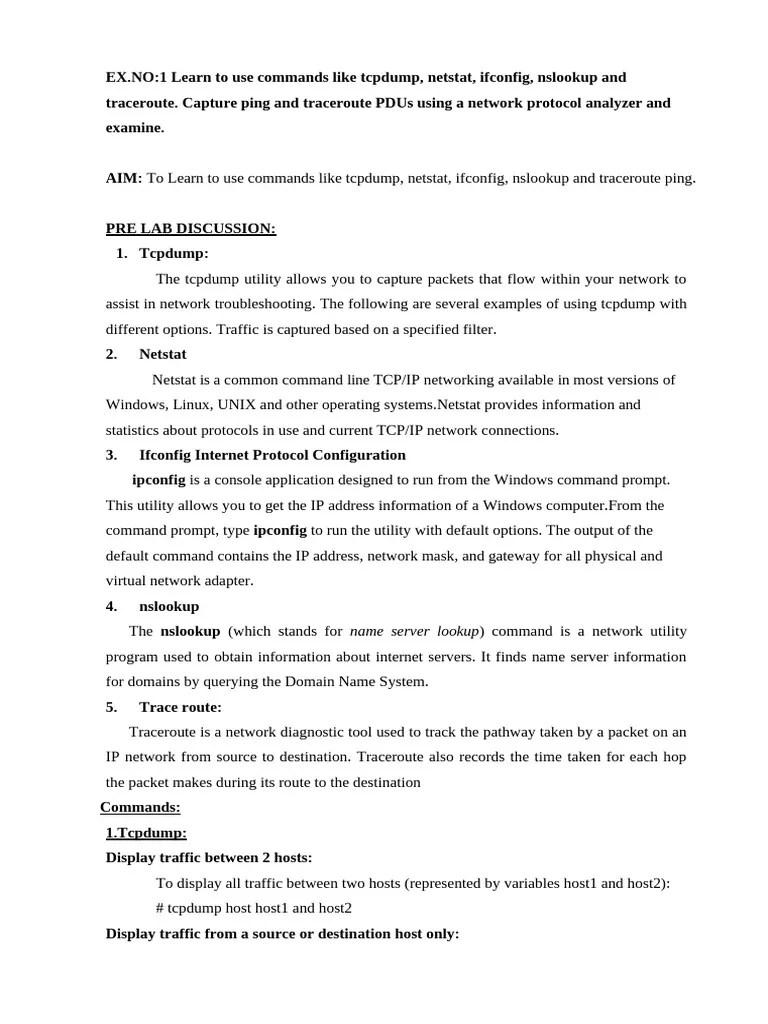 CN LAB EX4 | PDF | Computer Engineering | Networking Standards