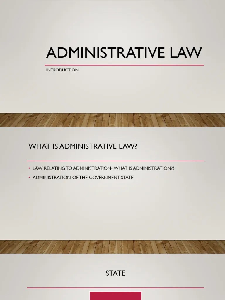 Admin Law Complete | PDF | Rule Of Law | Separation Of Powers