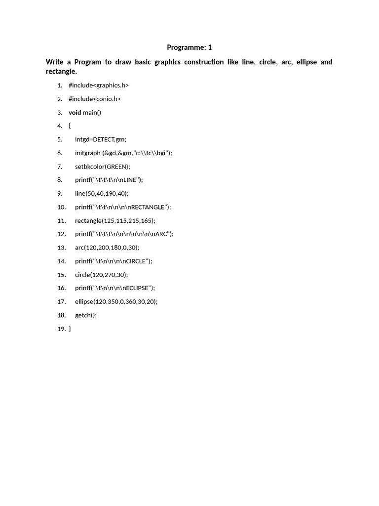 CG File | PDF | Computer Science | Computer Programming