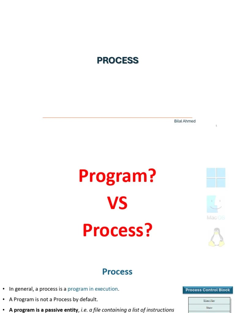 Lecture 4 - Process | PDF | Process (Computing) | Scheduling (Computing)