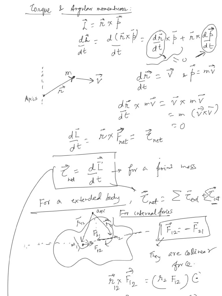 Torque & Angular Momentum.pdf | PDF