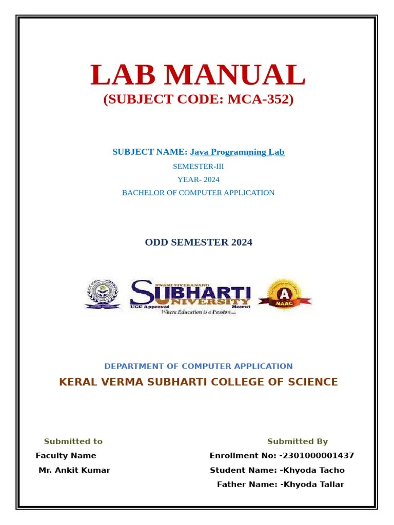 Java Practical File | PDF | Software Development | Object Oriented ...