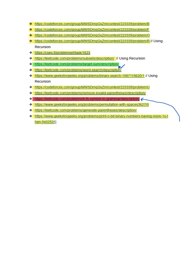 Recursion Questions | PDF