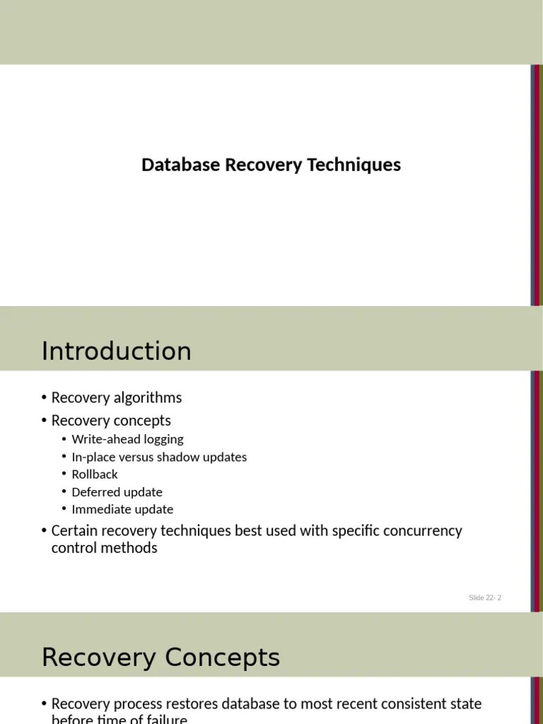 Recovery | PDF | Database Transaction | Cache (Computing)
