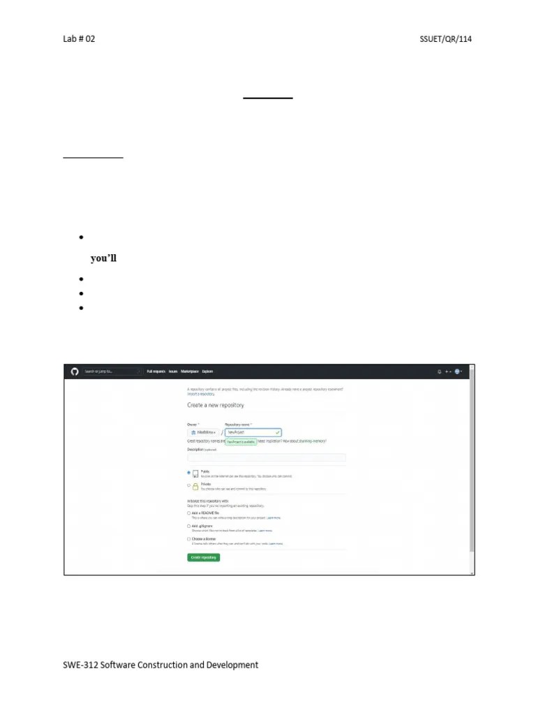 Lab#02 Introduction To GitHub-II | PDF | Computing | Information Technology