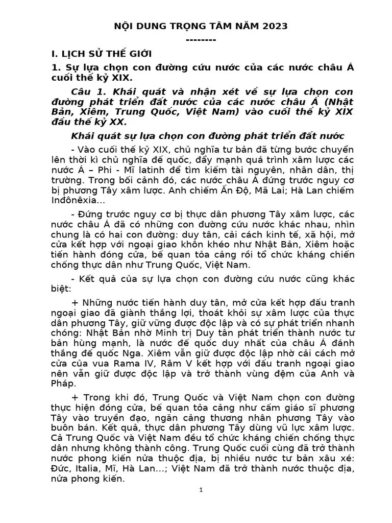 TAI LIEU TONG HOP LICH SU THE GIOI | PDF