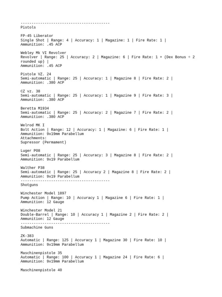 Guns | PDF | Magazine (Firearms) | Flight