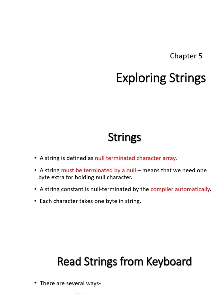 String-1 | PDF | String (Computer Science) | Software Engineering