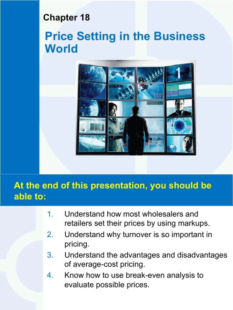 Chap 18 Pdf Pricing Private Sector