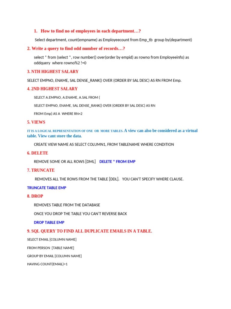 Word SQL | PDF | Table (Database) | Computing