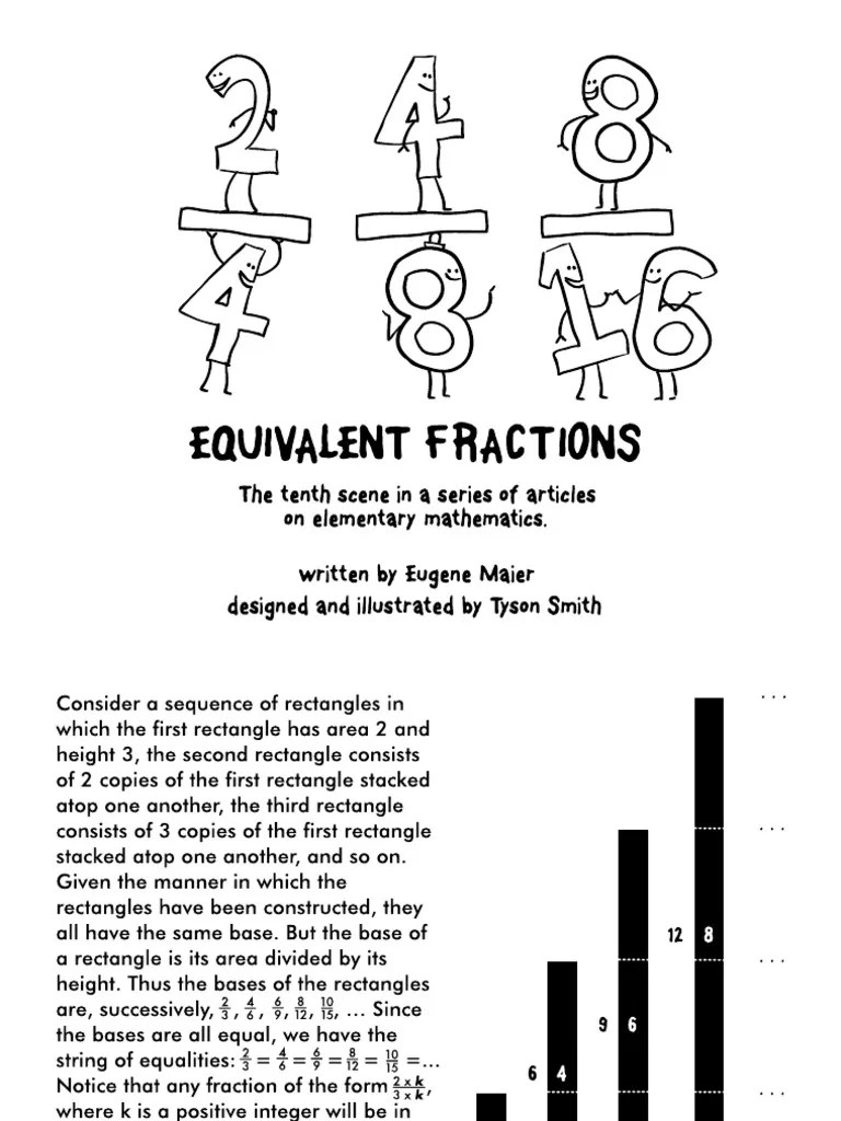 Scene 10, Equivalent Fractions | PDF