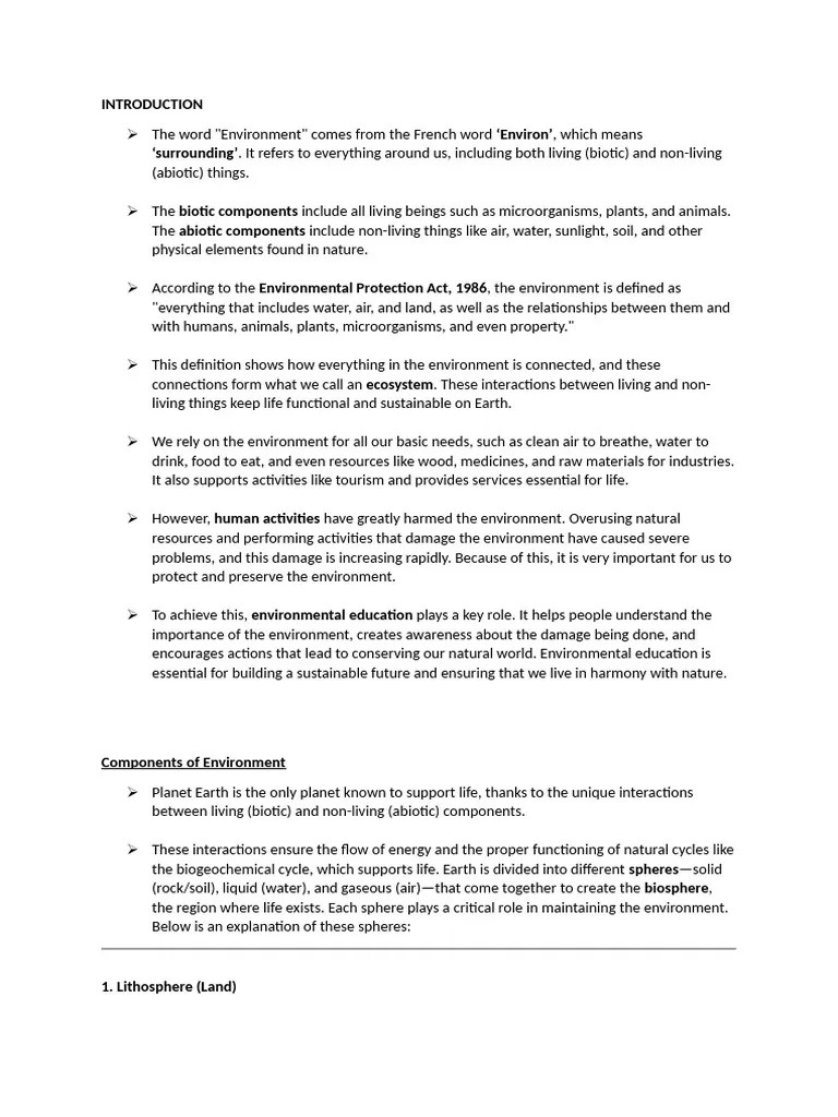 Evs | PDF | Atmosphere Of Earth | Atmosphere
