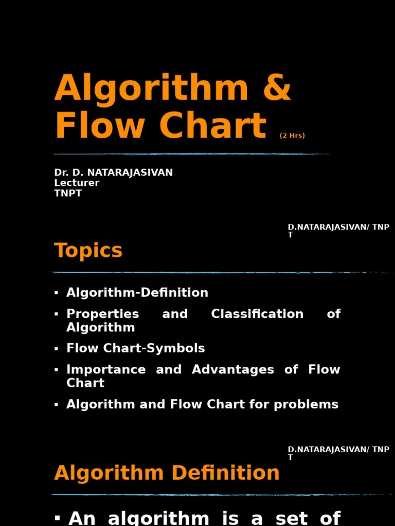 1.2-Algorithm & Flow Chart | PDF | Algorithms | Software Engineering