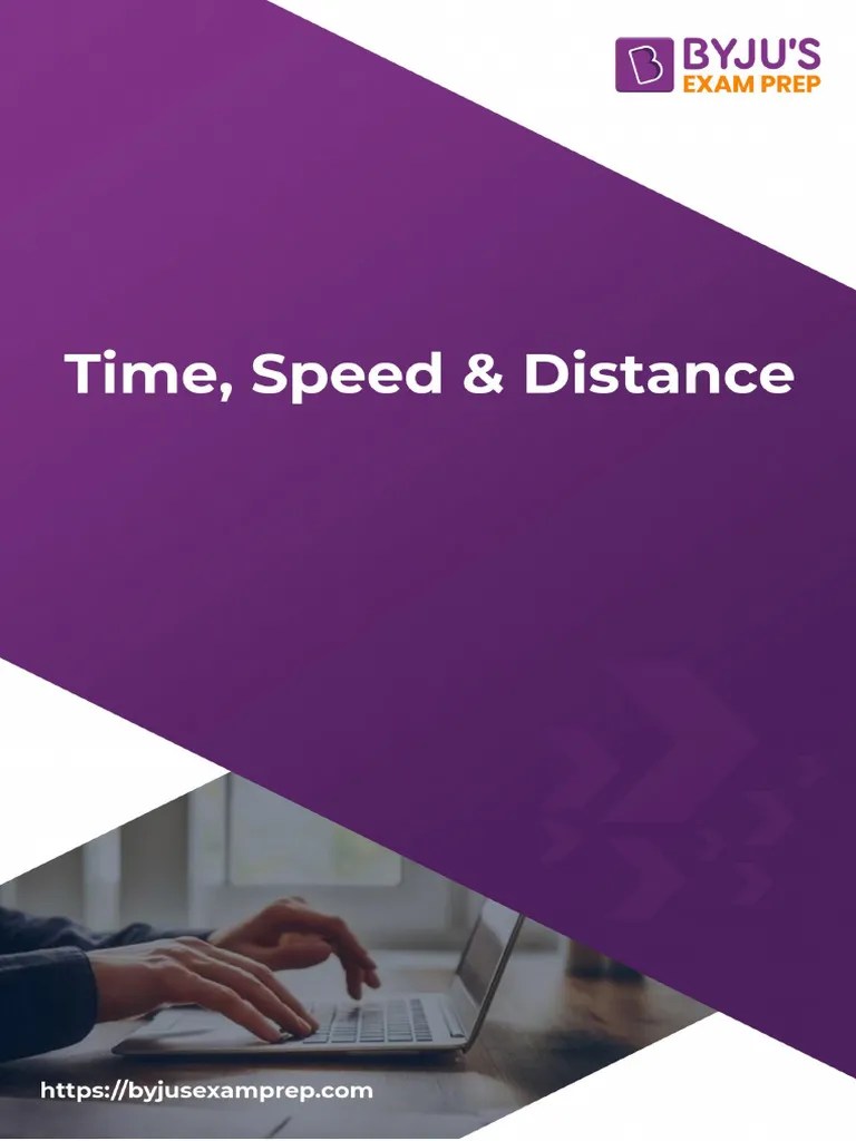 Speed Time Distance Complete Note | PDF | Speed | Quantity