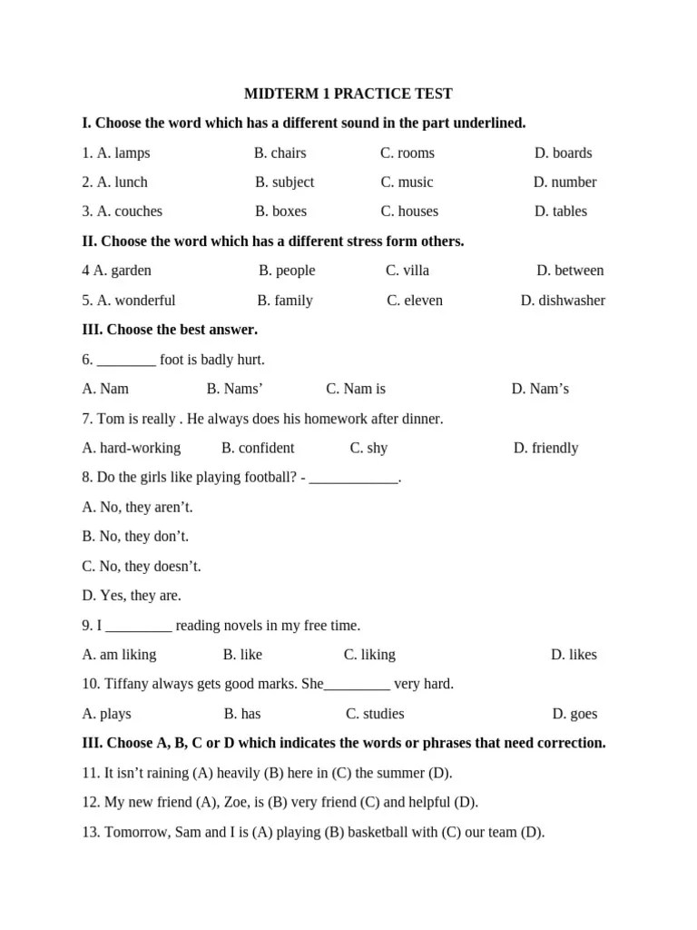 Midterm 1 Practice Test Pdf