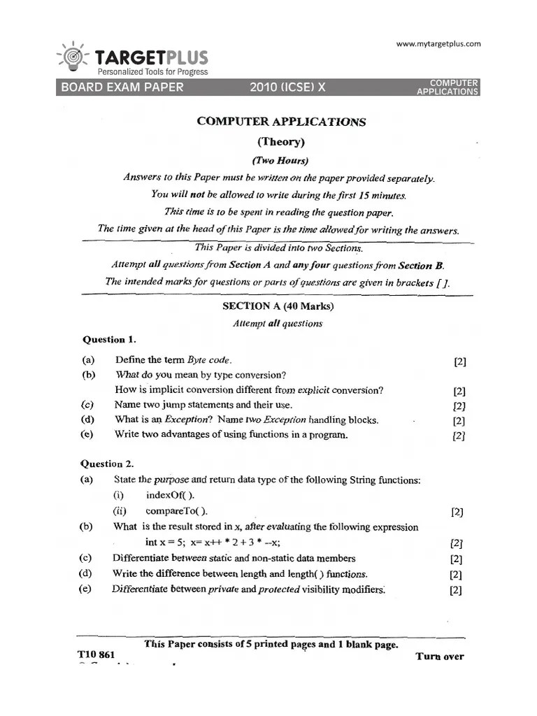 Computer Applications 1 | PDF