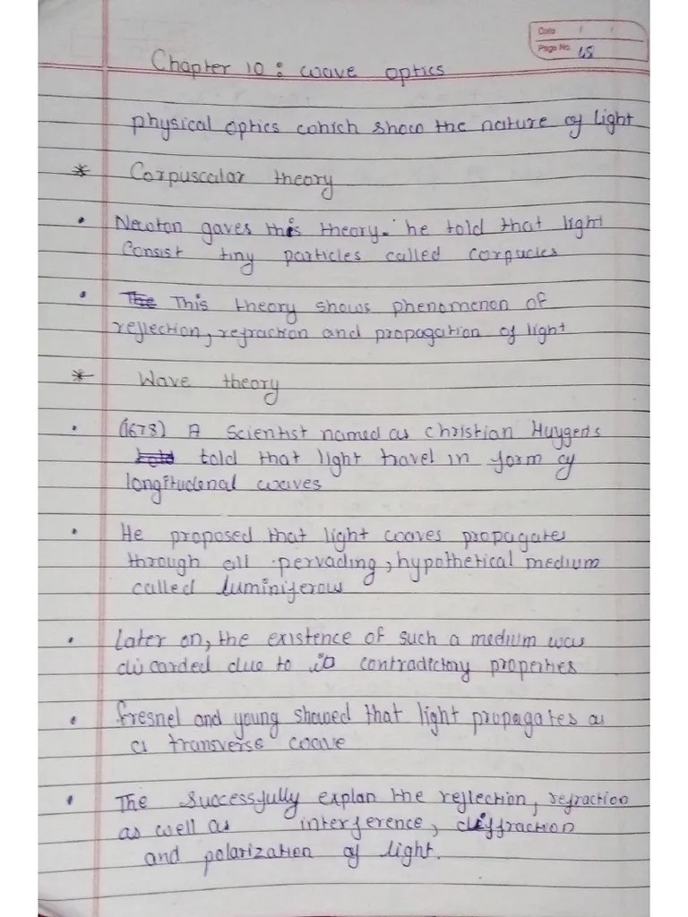 Chapter 10 Wave Optics | PDF
