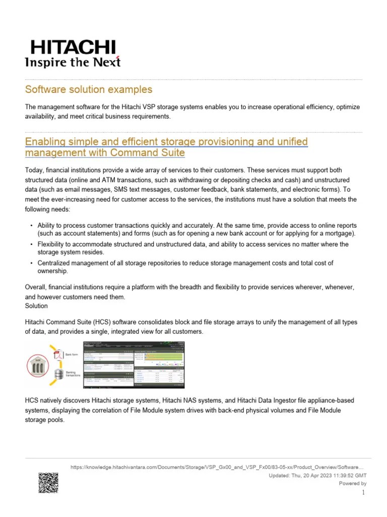 Software Solution Examples | PDF | Analytics | Computer Data Storage
