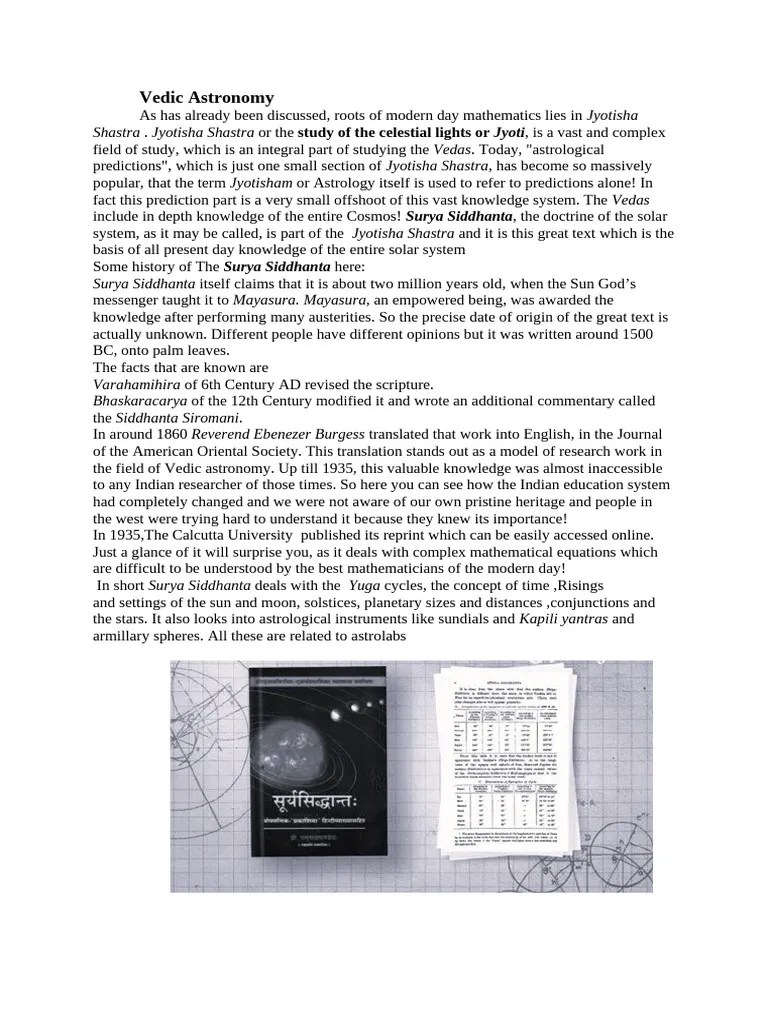 Vedic Astronomy | PDF | Calendar | Zodiac
